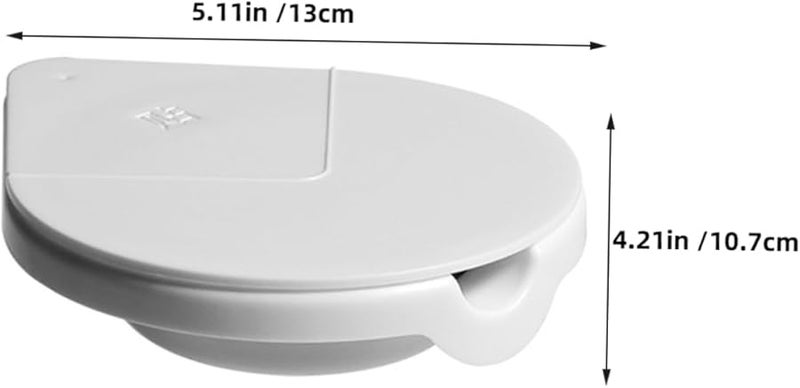 Hidden Windproof Rotating Ashtray Stainless Steel Under Desk Tray White - Image 2